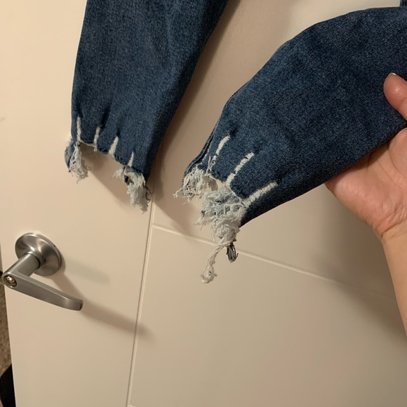 Topshop Jamie Ripped High Waisted Skinny Jeans - Picture 7 of 9